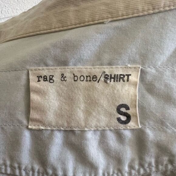 🚨4/$25 Rag and Bone Blue Shirt Dress Tunic Button Style Size Small - Picture 5 of 8